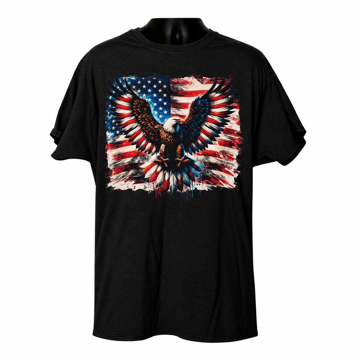 Eagle with Flag Tee