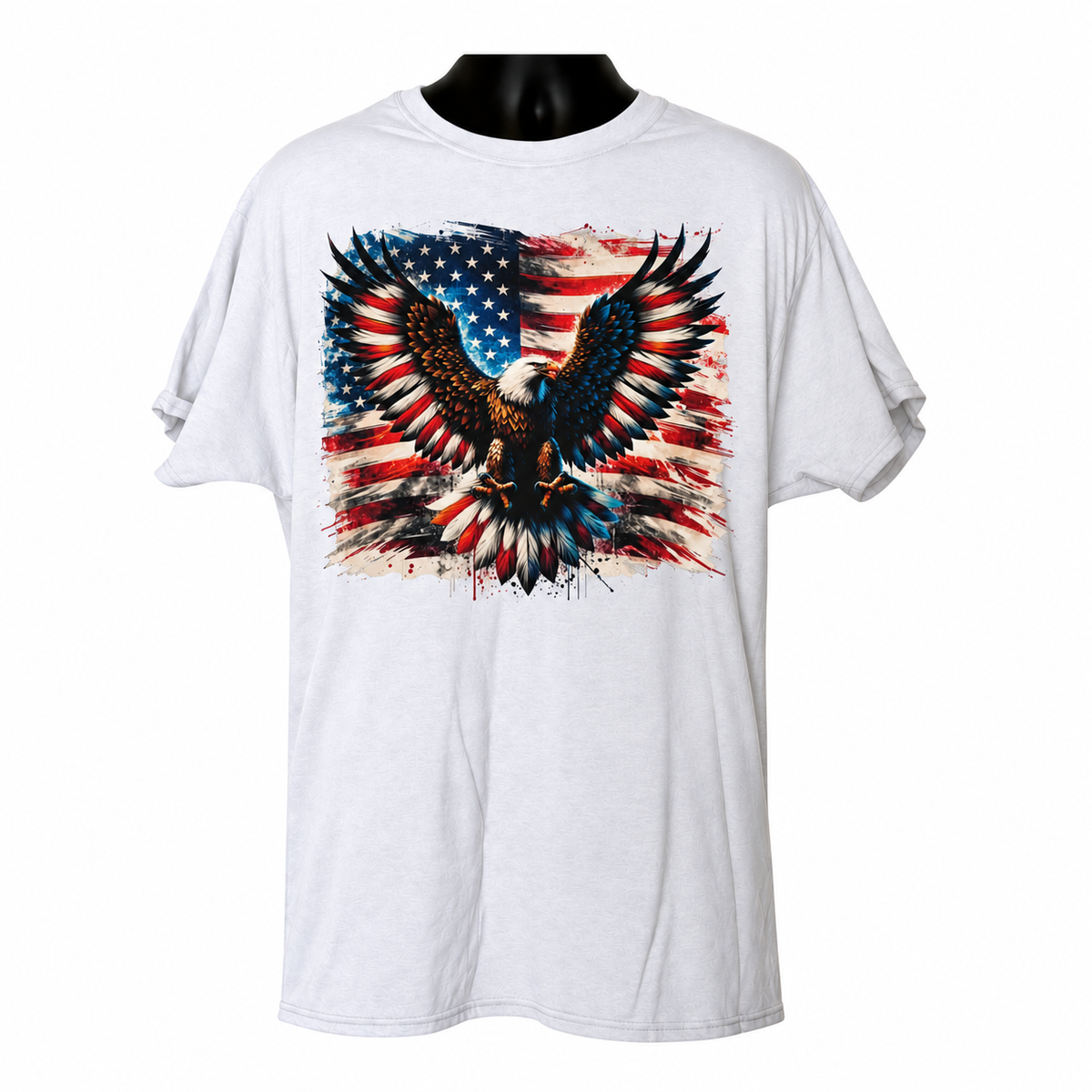 Eagle with Flag Tee