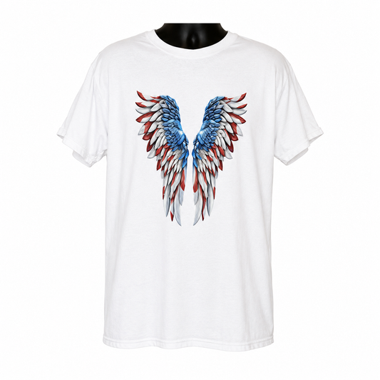 American Angel Wings Tee